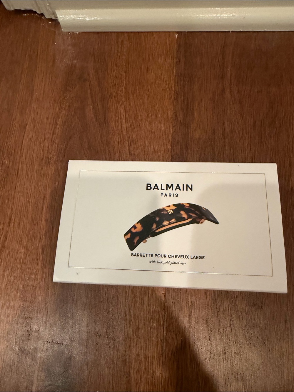 Balmain Paris Tortoiseshell Hair Barrette - Brown/Black